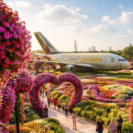 Dubai Miracle Garden besuchen