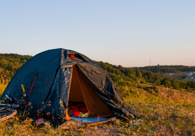 Camping in Kenya