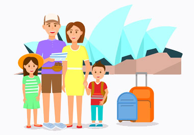eVisitor visa Australia child